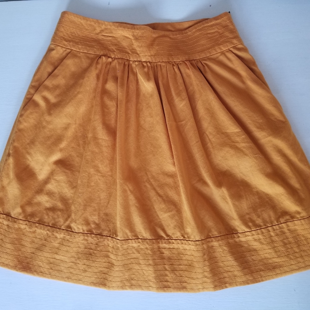 Anthropologie Yellow Skirt - Picture 3 of 5